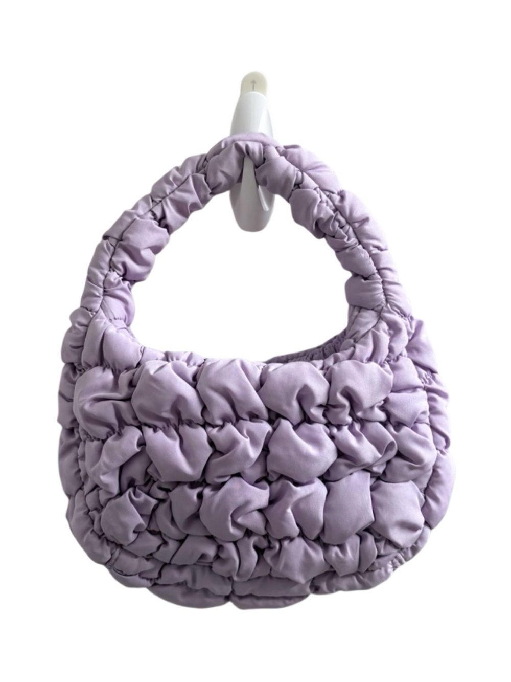 COS Lavender Quilted Cloud Micro Bag